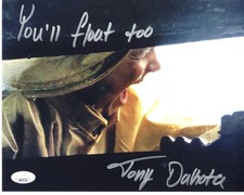 Tony Dakota signed 8x10 Photo Georgie Denbrough IT JSA Authentication