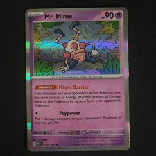 Mr. Mime 122/165 151 Holo NM Pokemon TCG