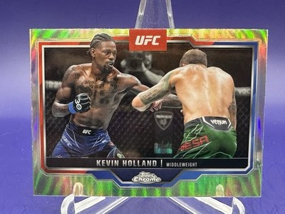 KEVIN HOLLAND 2025 Topps Chrome UFC - REFRACTOR #110 - NM/MT | eBay