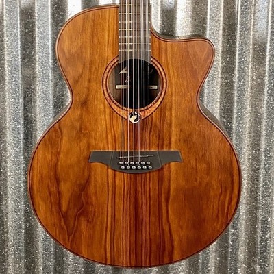 LAG SAUVAGE-J12CE Jumbo Cutaway 12 String Acoustic Electric Guitar & Bag #1768