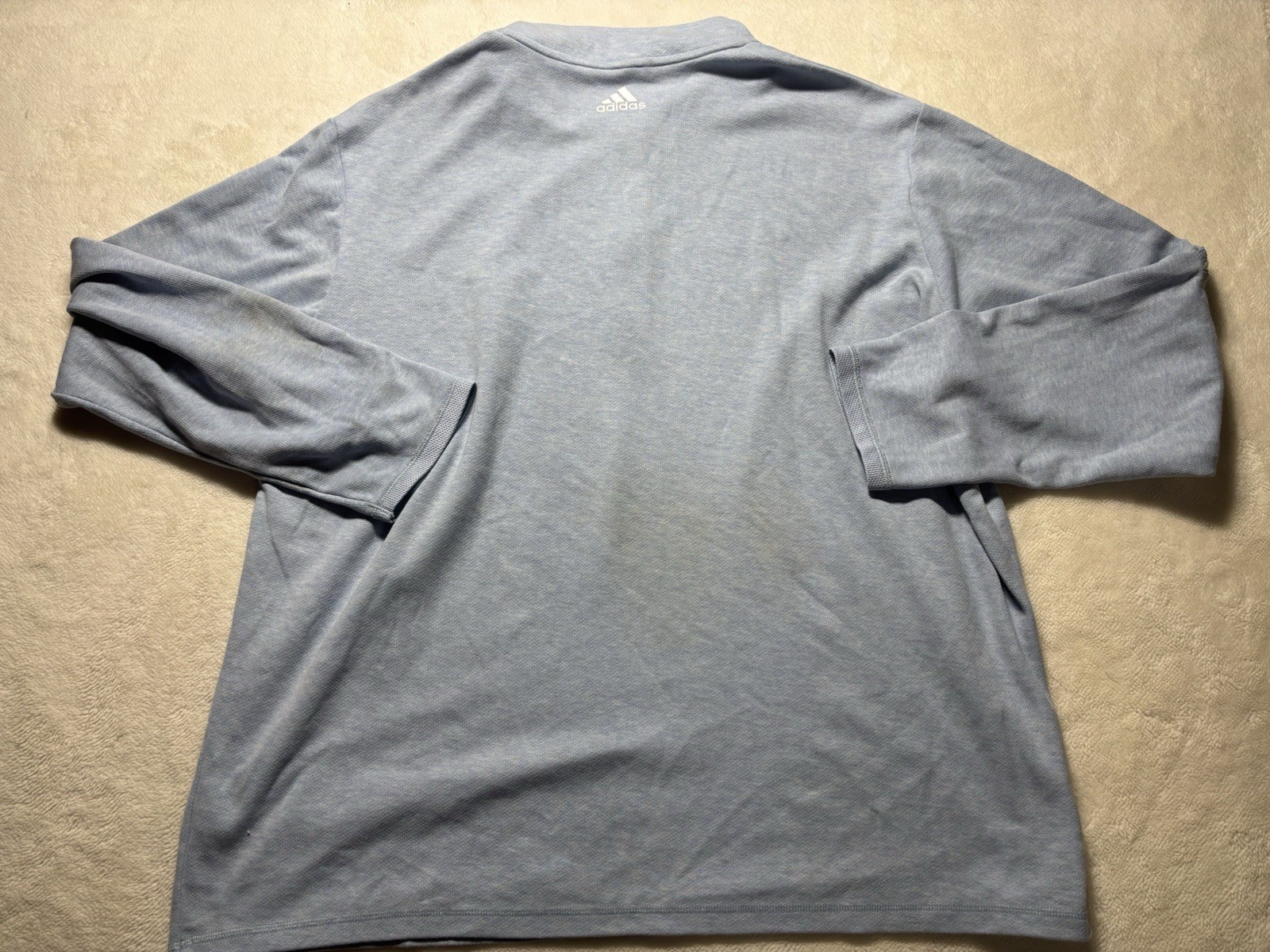 Adidas Performance Quarter Zip Pullover Mens Size… - image 4