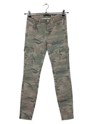 Amisu Pantalon Cargo Femme Vert Camouflage (EU 38, W29, INT M) - Photo 1/3