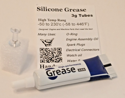 #ad #ad Silicone Grease 3g Mini Tube O Ring Insulation High Temp Stable Lubricate $1.99