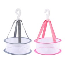 2 Pcs Beauty Egg Drying Net Bag Baby Girl Hangable Sponge Holder 4.69 per sponge
