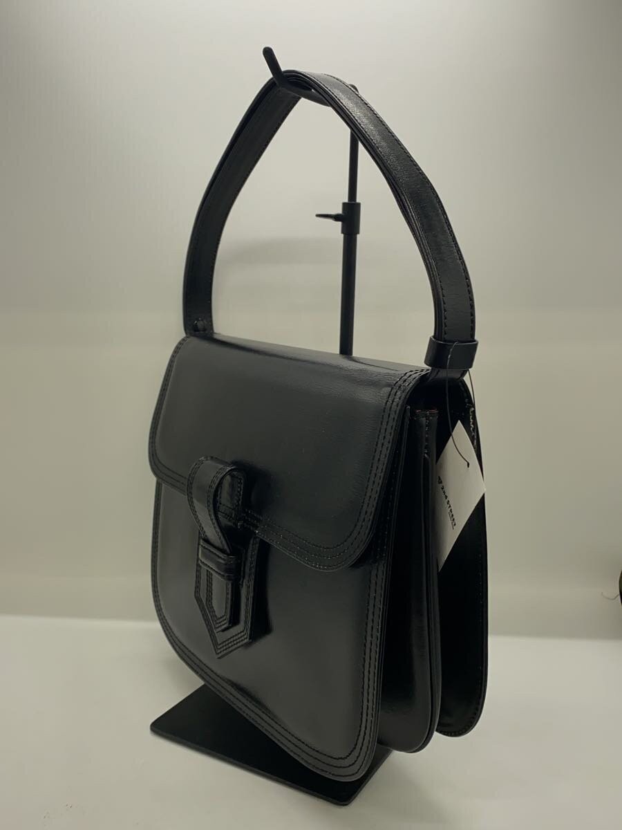 Borsa a tracolla Yves Saint Laurent in pelle nera tinta unita usata