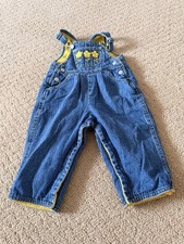 Vintage Y2K Children s Place Floral Embroidered Overalls 12 Months Bin 22