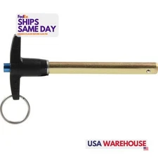 Allstar ALL60314, One Quick Release Pin 3/8in x 3in Steel Yellow Zinc Performanc