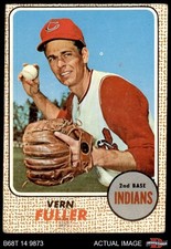 1968 Topps #71 Vern Fuller Indians 2 - GOOD