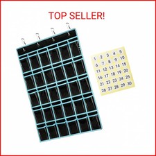 KEEPJOY Classroom Pocket Chart Organizer,Cell Phones Calculator Holder for Class