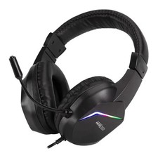 Maxx Tech MX40 LED Multiplatform Wired Gaming Headset - PC & Console - Black NEW