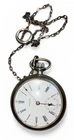 Waltham Watch Co Steel Back Early 1900s Pocket Watch Roman Numerals Antique