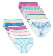 14-Pack Wonder Nation Girls Size 12 Hipster Underwear Assorted Colors Patterns