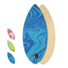 41  Skipper Skimboard with High Gloss Coat Wooden Skim Boards for Beginners, ...
