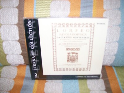 FACTORY SEALED German Import TWO CD SET Monteverdi L'Orfeo Complete SHIPS FREE