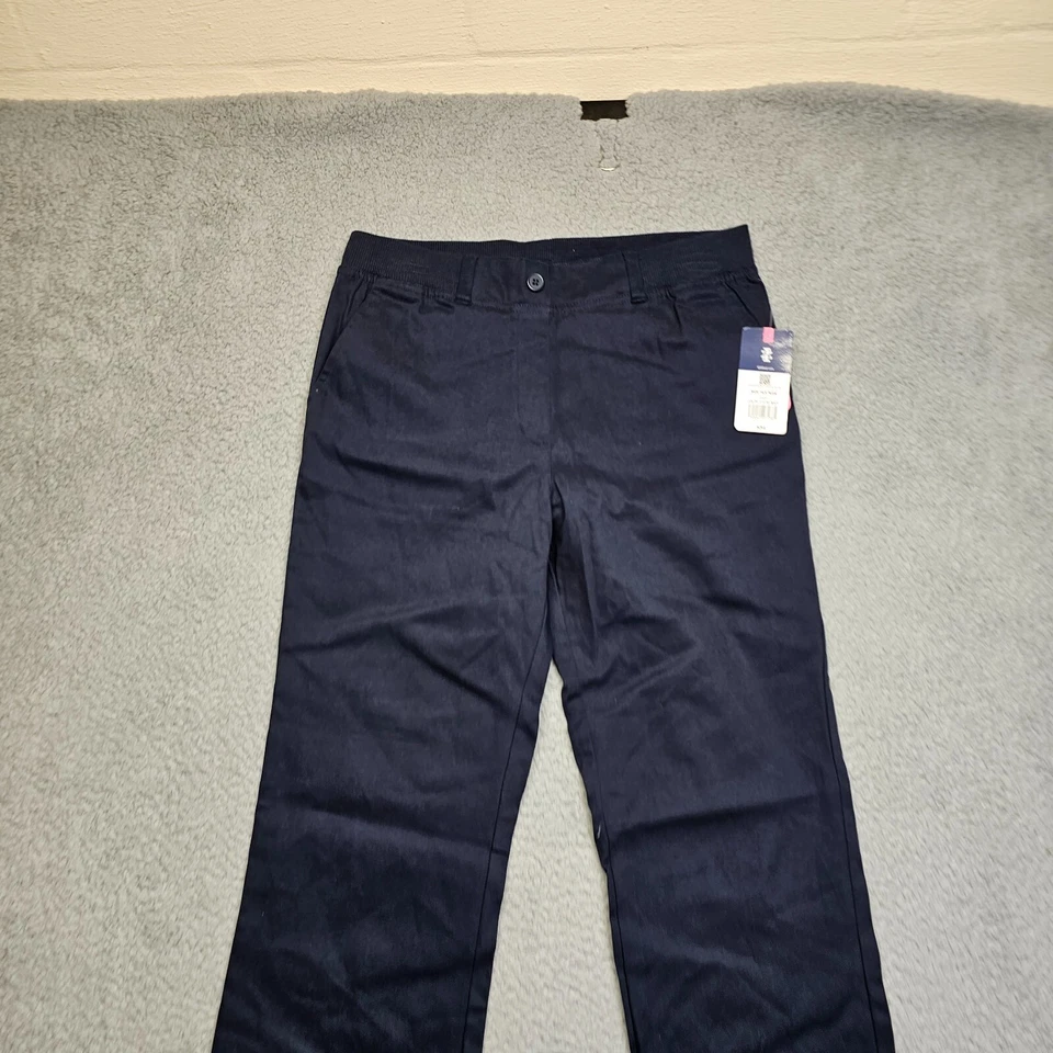 Pantalones IZOD Juveniles 14.5 Azul Niñas Ropa Escolar Frente Plano Informales Pantalones Foto 4 de 4