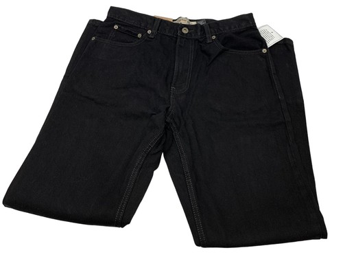 Urban Pipeline Mens Jeans Sz 30 x 30 Black Relaxed Fit Tapered Slightly - Picture 10 of 17