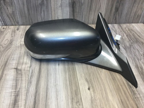 2009-2014 ACURA TL LH DRIVER SIDE DOOR MIRROR w TURN SIGNAL 10 11 12 13 GRAY - Picture 7 of 10