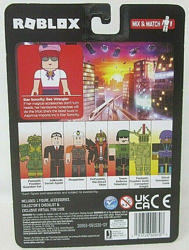 ROBLOX Star Sorority Bee Wrangler Figure SEALED with Exclusive Virtual Item Code - Picture 2 of 6