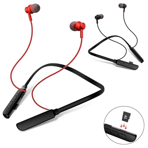 Wireless Bluetooth Headphone Sports Earphone Neckband Headset for Mobile Phones - Picture 1 of 14