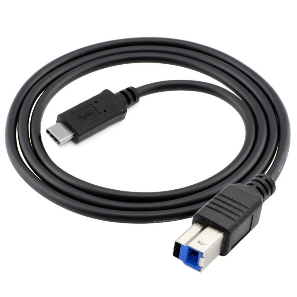 USBC USB 3.1 Type C Male Connector to USB Standard B Male Data Cable for Macbook - Image 4 of 4