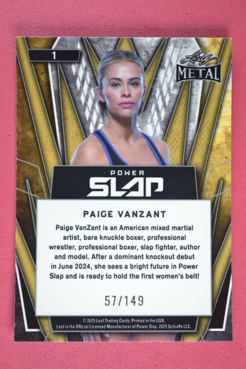2025 Leaf Metal Power Slap #1 Paige 