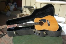 Yamaki 220 Acoustic Folk 12 String Guitar 1973