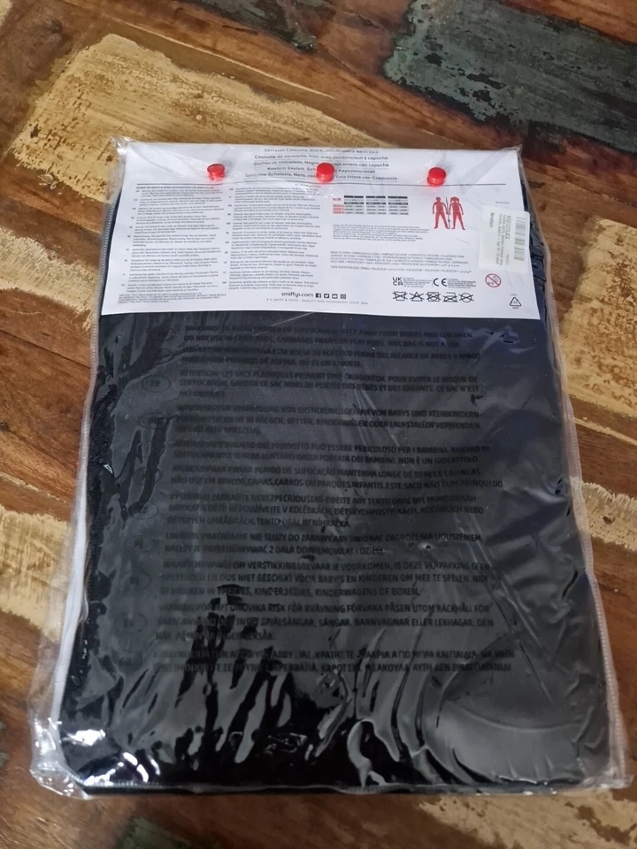 Smiffys Skeleton Fancy Dress Size Large Kids Age 10-12 - Image 2 of 4