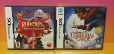 Rudolph + Disney A Christmas Carol Nintendo DS Lite 3DS 2DS 2 Game Holiday Lot