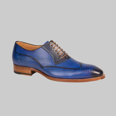 electric blue dress shoes Napoli Electric Blue
