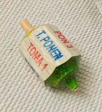 1 wood  Pirinola Toma Todo Mexican Traditional Big  size 5 Inches