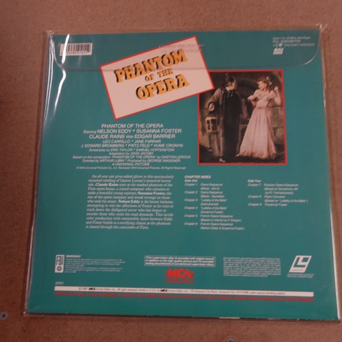Phantom Of The Opera Nelson Eddie Laserdisc Ld Movie - Picture 2 of 2