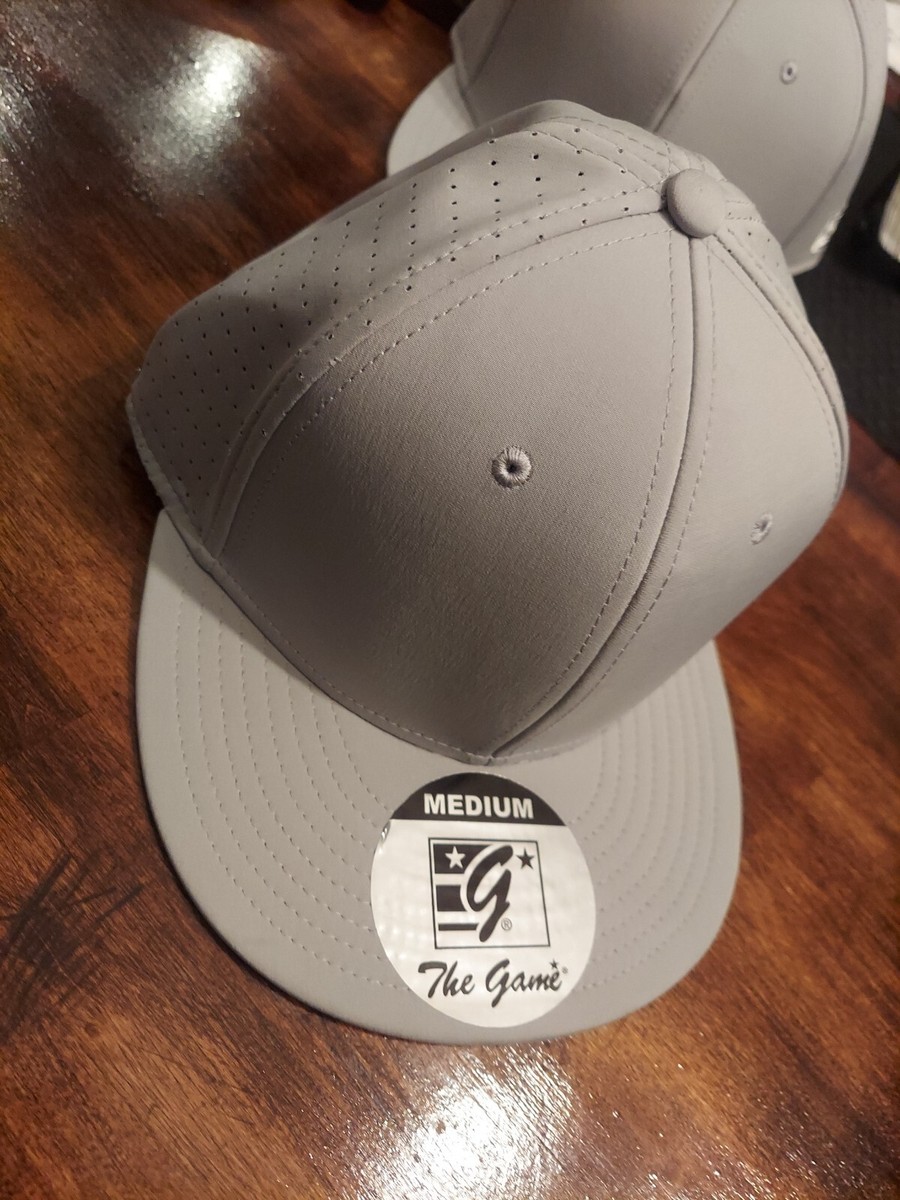 Baseball Cap, The Game, A-FLEX, Patent# 6493880, Gray, 97