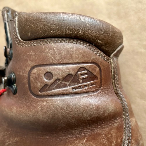 Scarpa Mountain Hiking Boots Men's 8.5 Women's 9.5 Brown Leather Mountaineering - Picture 14 of 19