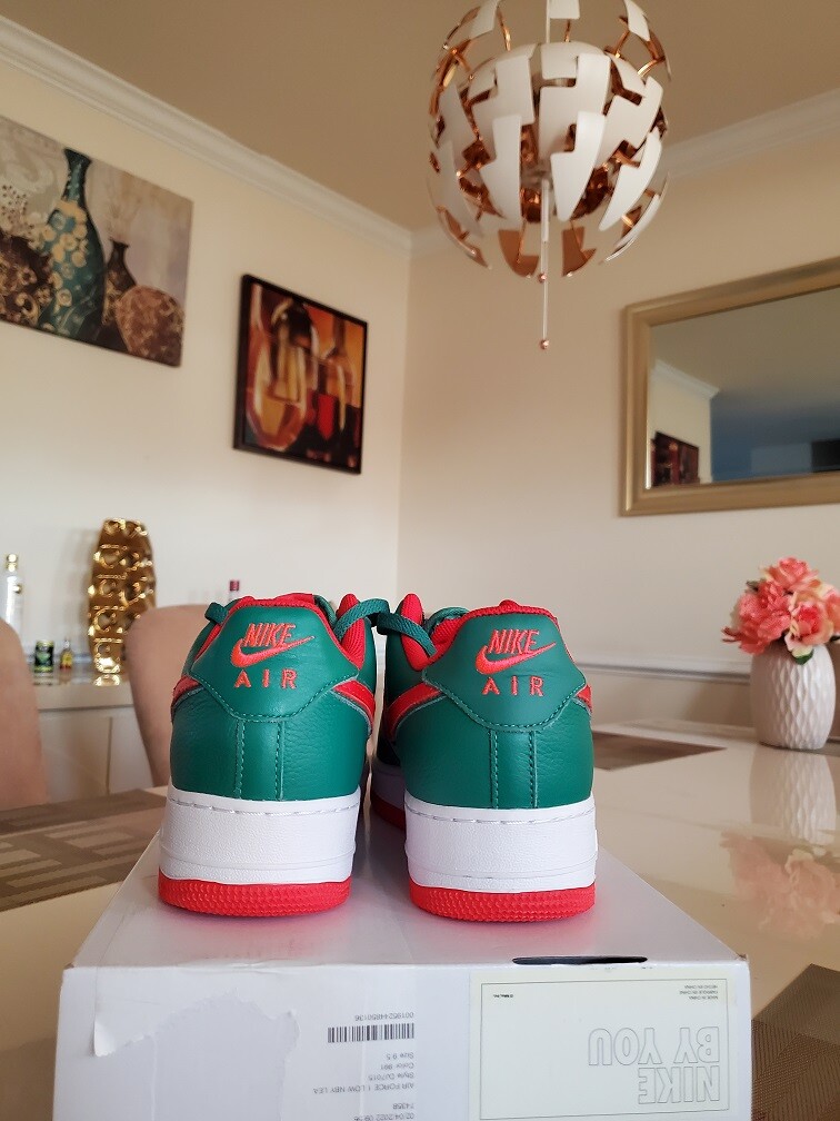 Nike Air Force 1 AF1 One Miami Dolphins Christmas DJ715 991 Nike Air Force 1 AF1 One Miami Dolphins Christmas DJ715 991