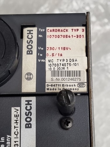 Bosch Cardrack Typ 3 OSA 1070074075-101 + Bosch PS3 1070070767-203 CPU , Set - Picture 6 of 8