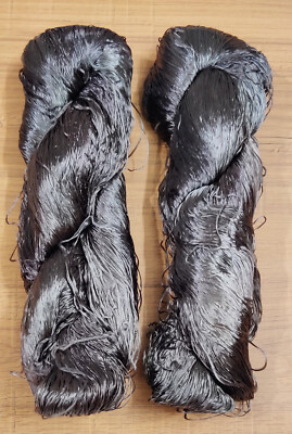 2 Thread Yarn Lace Skeins Knitting Work Reel Silk Fabric 230gm Woven Sari
