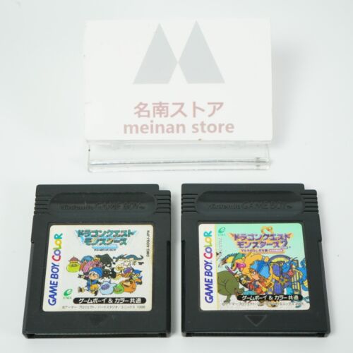 GameBoy Dragon Quest Monsters 1 & 2 Set Nintendo ENIX GB - Afbeelding 1 van 6