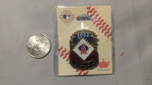 Anaheim Angels 2002 World Series Lapel Pin. New, Rare Aminco int. MLB - Picture 2 of 3