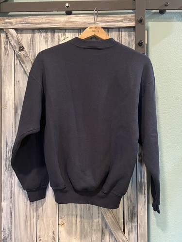 Vintage Cal Poly Pomona M Blue Long Sleeve Pullover Crewneck Made In USA - Picture 3 of 4