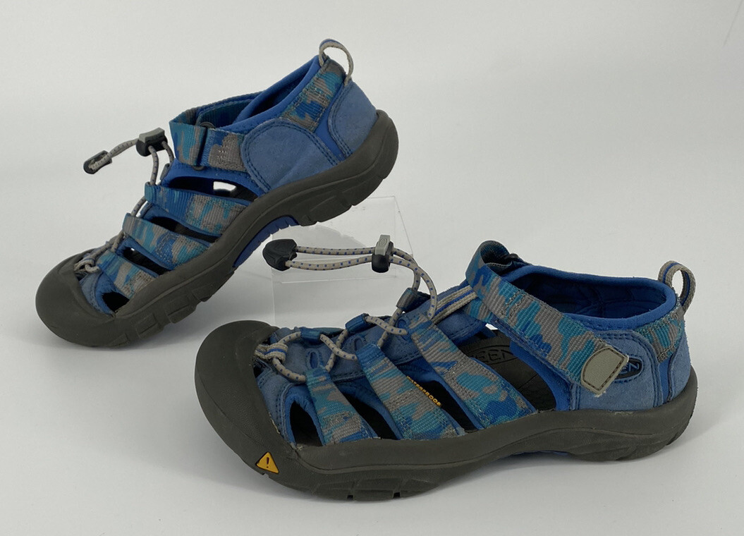 Keen Sandals Size 6 Men's Cascade Blue Gray Camo Sports Adjustable
