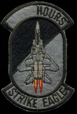 USAF F-15 Hours Strike Eagle Patch K-7