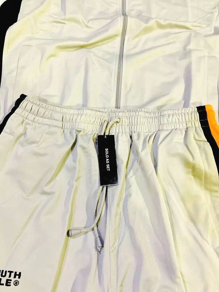 RARO NUEVO Conjunto de Traje de Pista Suelto Y2K Southpole Gris Patinador Urbano Hip Hop Foto 4 de 4