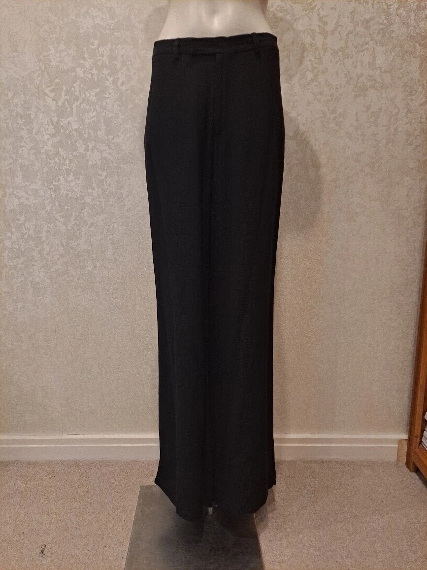 Jean Paul Gaultier Classique 90s Icon Skirt Back Pants 44 10 6 Rayon Paris Fab!!