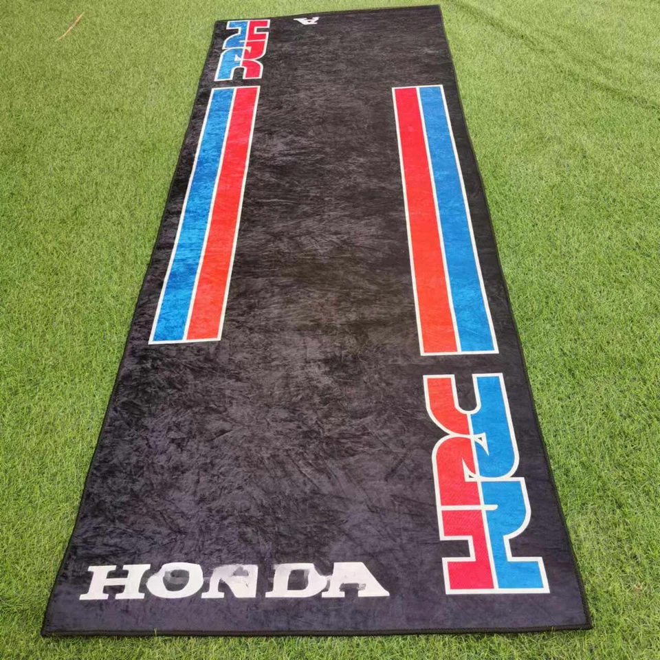 Alfombrilla de piso de garaje para motocicleta taller para Honda Racing HRC Race 31"" x 87"" Foto 4 de 4