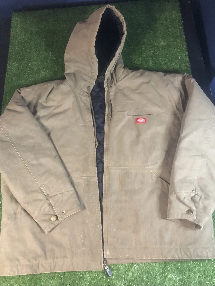 Dickies work jacket coat Mens 2XL XXL Green chore barn insulated fill