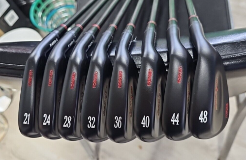 HOGAN FT. WORTH 15 FORGED 4-PW+GW BLK NITRIDE BLUEPRINTED SPINE ALIGNED BLK KBS - Picture 3 of 10