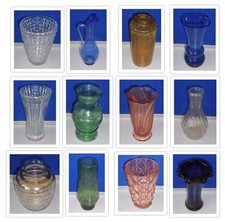 Vasen aus Glas - DDR