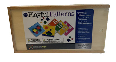 Discovery Toys Playful Patterns Heirloom - Early Childhood Learning Activity Toy