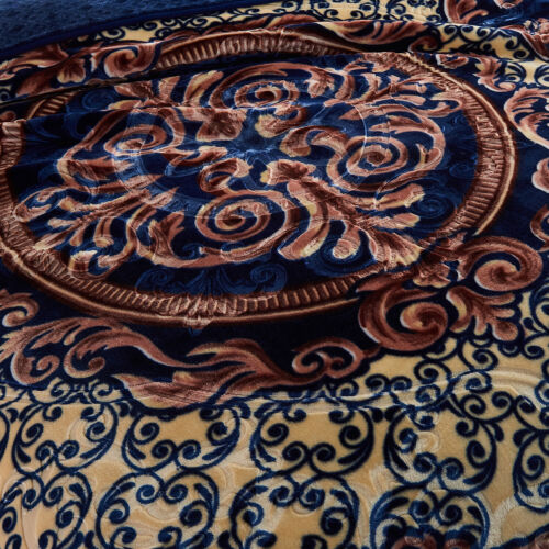 Coperta letto pesante spessa ultra calda morbida peluche visone coreano coperte king size 9 libbre - Foto 15 di 53