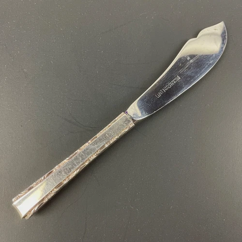Vintage 1962 Lunt Madrigal Sterling Silver 7” Master Butter Knife No Monogram
